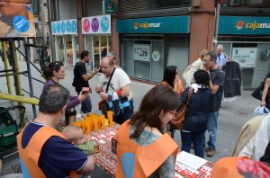 Fiesta del Comercio Justo 2013 en la calle Mayor