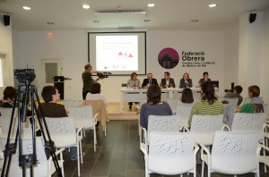 Presentación de la  guia en la Federació Obrera 